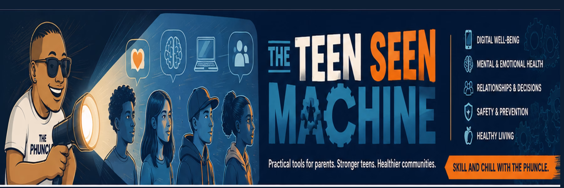 The Teen Seen Machine: practical tools for parents, stronger teens, healthier communities